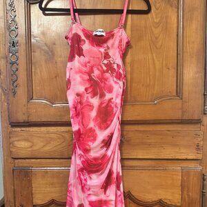 Rouje Paris Pink Robe Anaia Dress